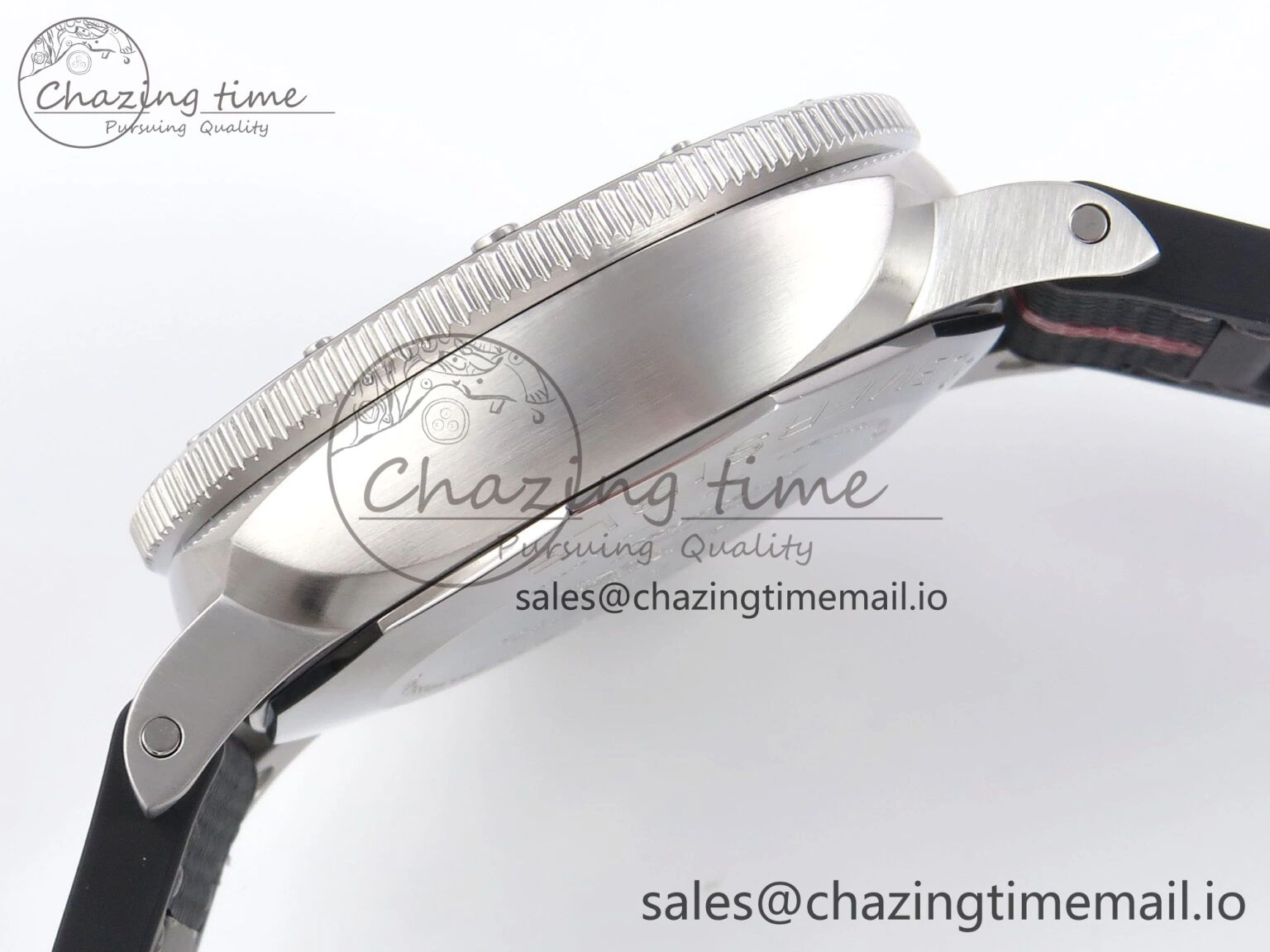 PAM1579 Luna Rossa Submersible VSF 1:1 Best Edition on Black Fabric Strap P900