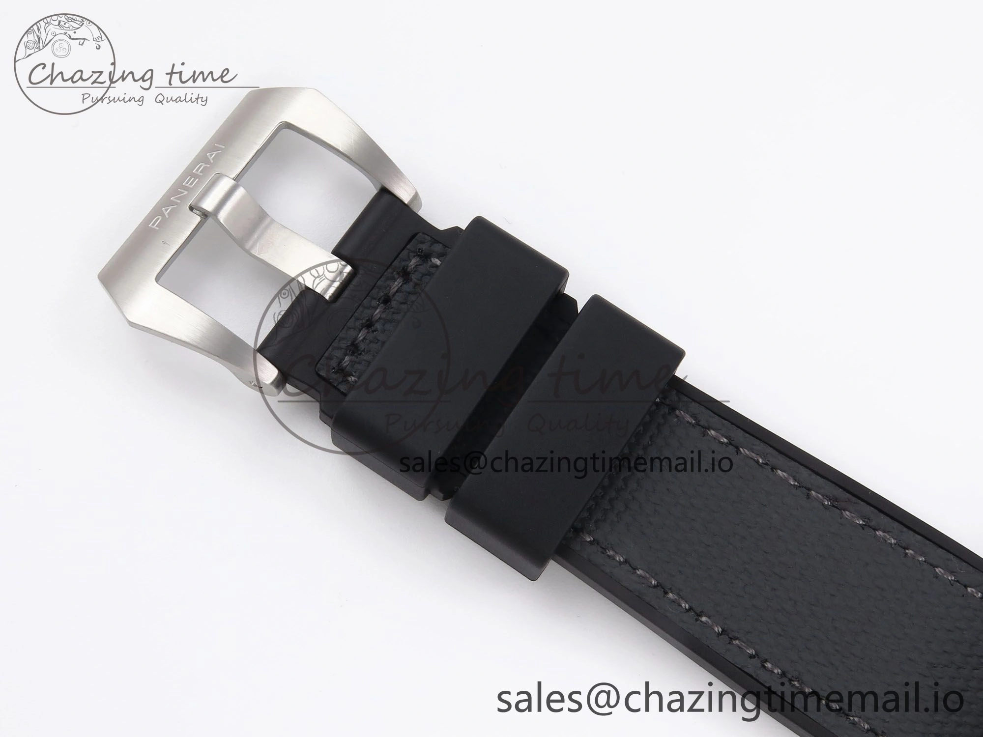 PAM1579 Luna Rossa Submersible VSF 1:1 Best Edition on Black Fabric Strap P900