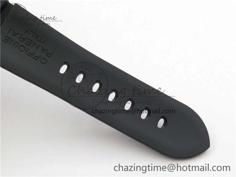 PAM1616 Carbotech 47mm VSF Best Edition Black Dial Blue Markers on Rubber Strap P.9010 Clone