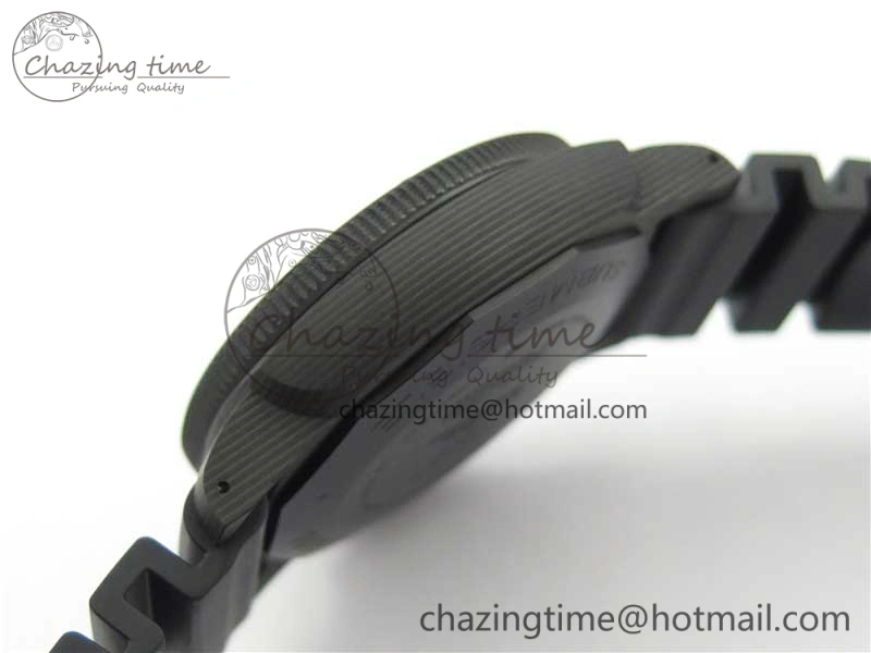 PAM1616 Carbotech 47mm VSF Best Edition Black Dial Blue Markers on Rubber Strap P.9010 Clone