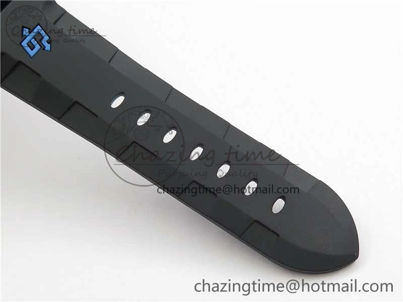 PAM1616 Carbotech 47mm VSF Best Edition Black Dial Blue Markers on Rubber Strap P.9010 Clone