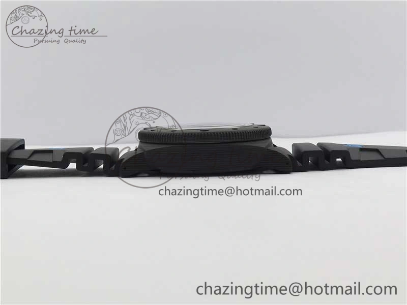 PAM1616 Carbotech 47mm VSF Best Edition Black Dial Blue Markers on Rubber Strap P.9010 Clone