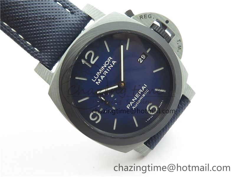 PAM1663 Luminor Marina VSF 1:1 Best Edition on Blue Sportech Strap P.9010 Clone