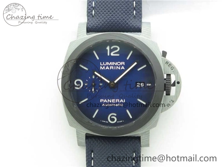 PAM1663 Luminor Marina VSF 1:1 Best Edition on Blue Sportech Strap P.9010 Clone