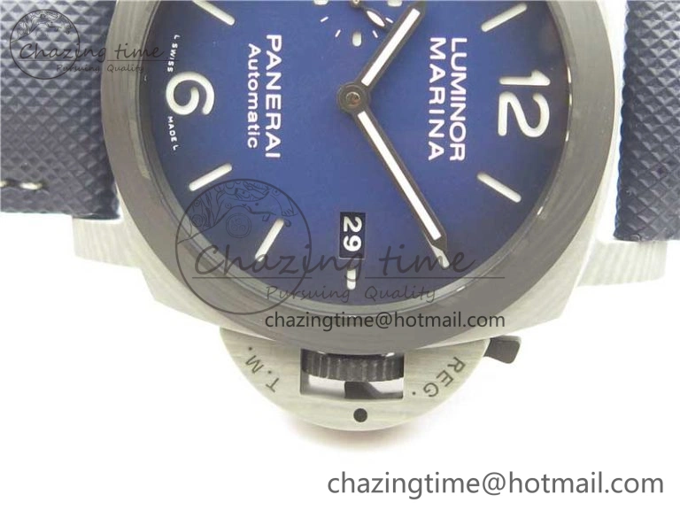 PAM1663 Luminor Marina VSF 1:1 Best Edition on Blue Sportech Strap P.9010 Clone