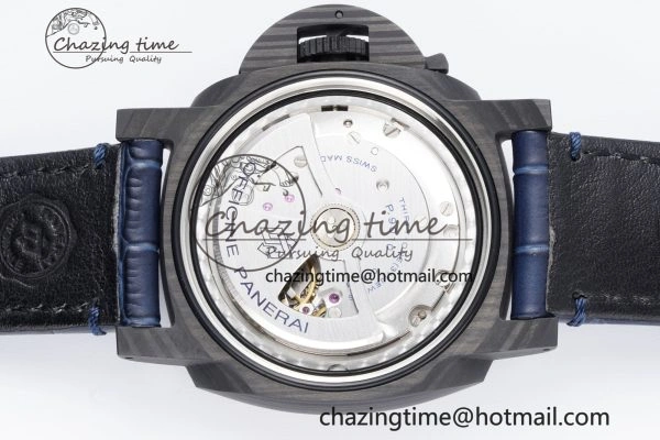 PAM1664 Carbotech VSF 1:1 Best Edition on Blue Leather Strap P.9010 Clone