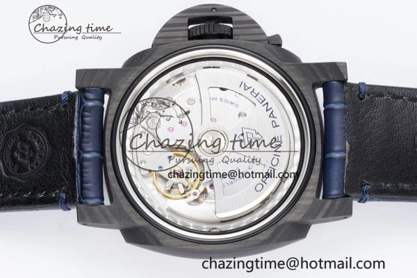 PAM1664 Carbotech VSF 1:1 Best Edition on Blue Leather Strap P.9010 Clone