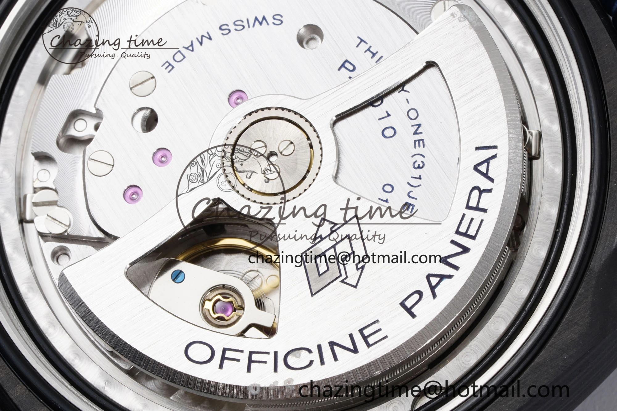 PAM1664 Carbotech VSF 1:1 Best Edition on Blue Leather Strap P.9010 Clone
