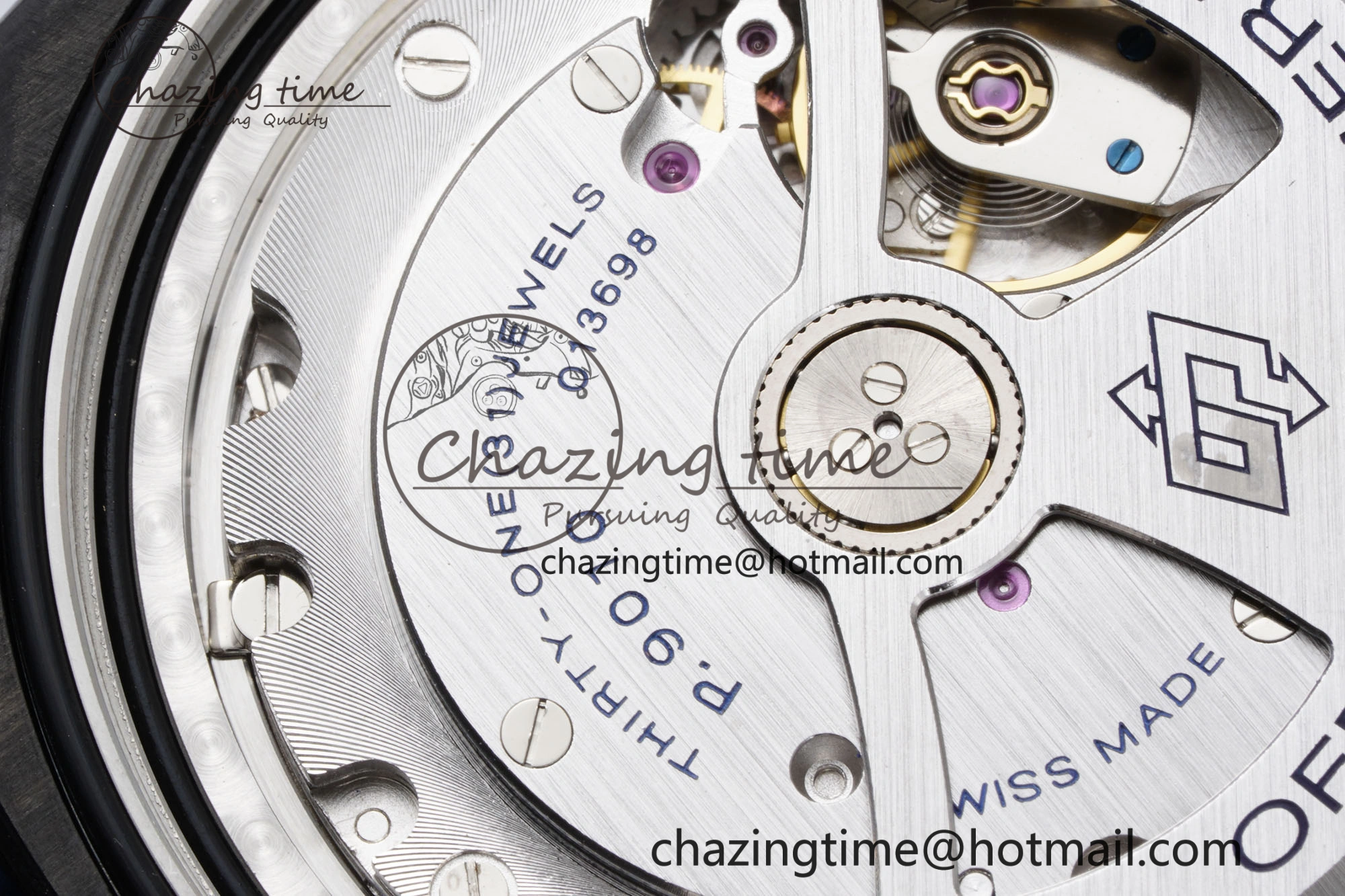 PAM1664 Carbotech VSF 1:1 Best Edition on Blue Leather Strap P.9010 Clone