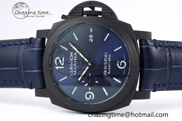 PAM1664 Carbotech VSF 1:1 Best Edition on Blue Leather Strap P.9010 Clone