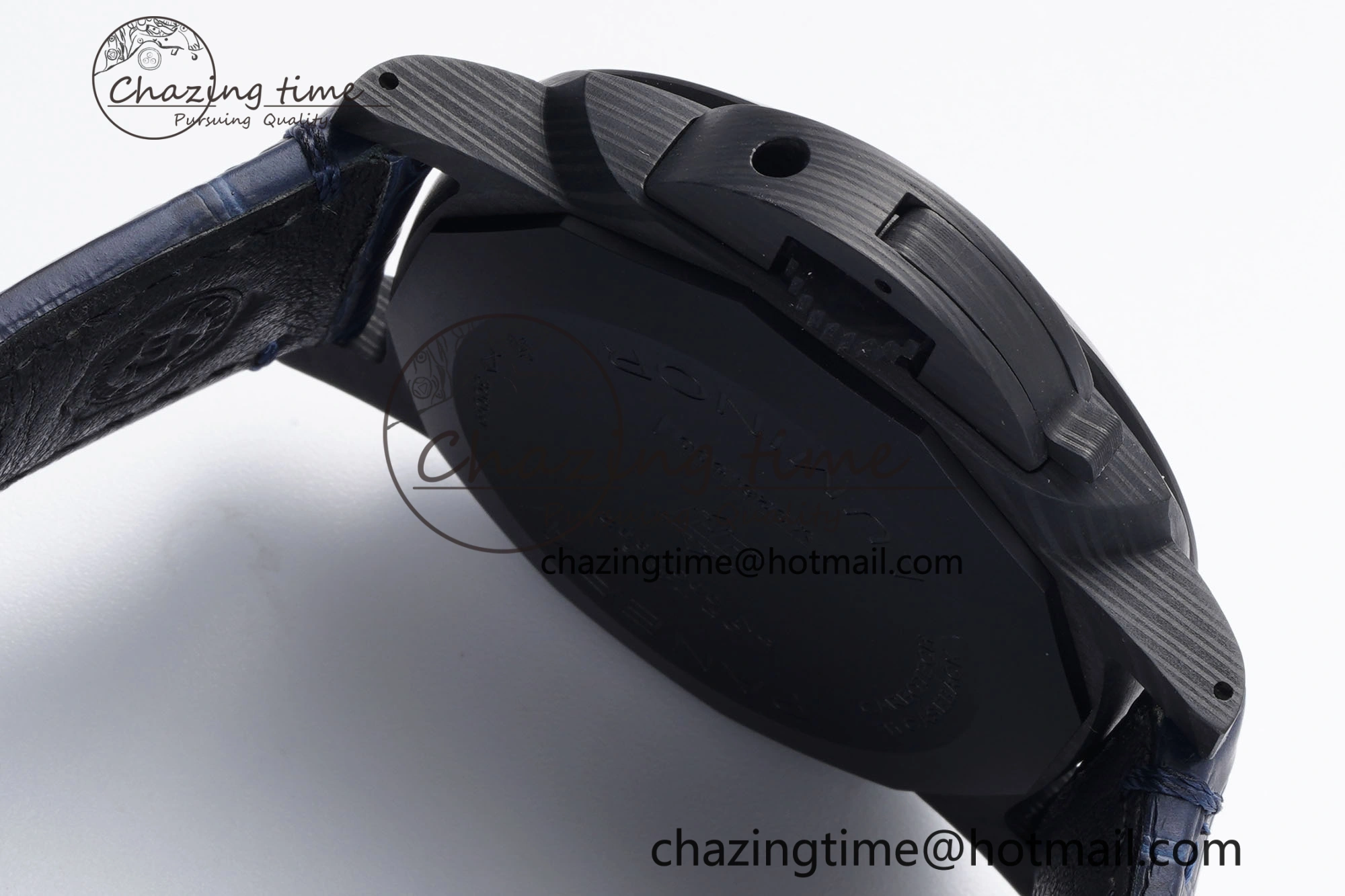 PAM1664 Carbotech VSF 1:1 Best Edition on Blue Leather Strap P.9010 Clone