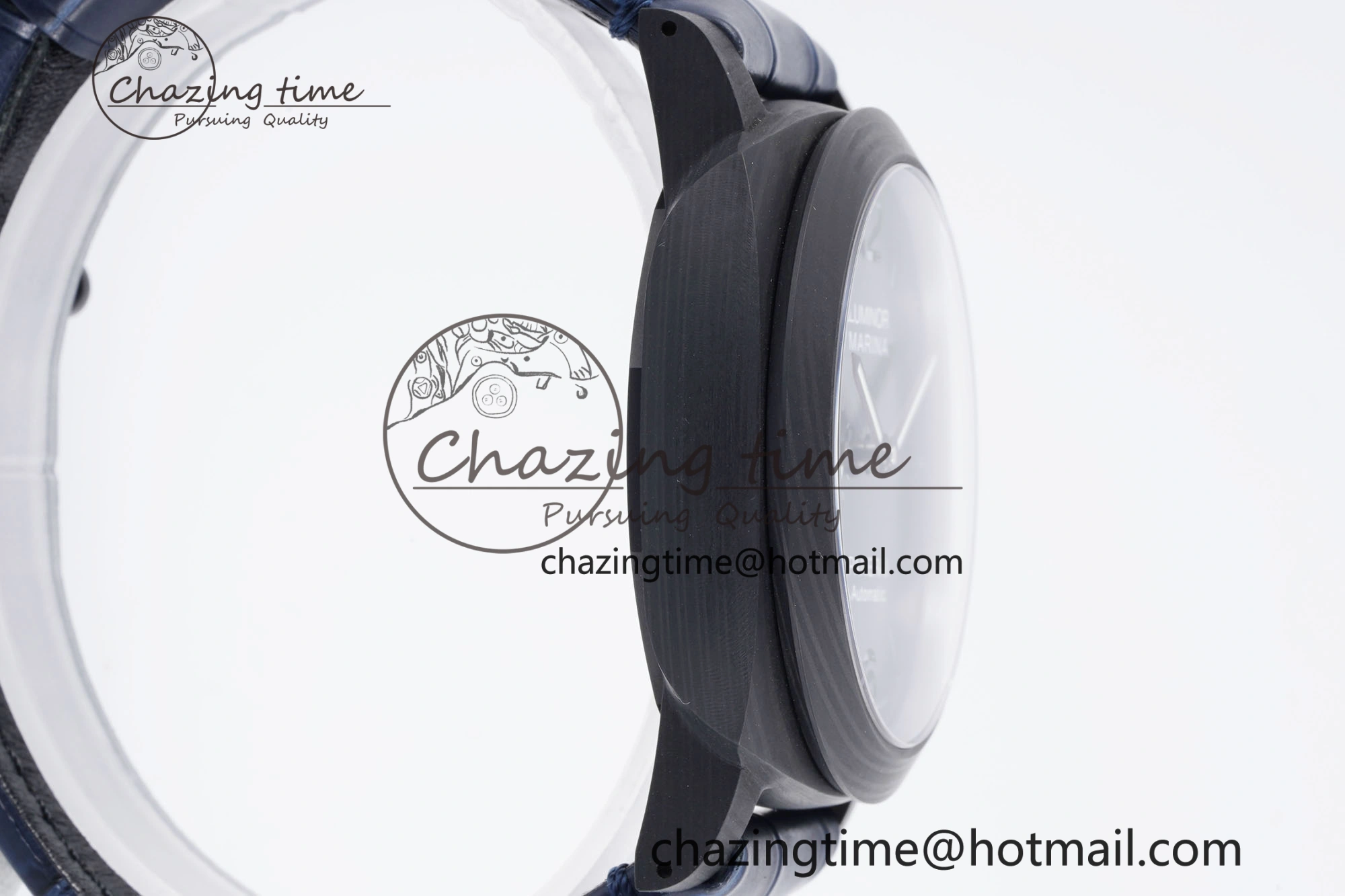 PAM1664 Carbotech VSF 1:1 Best Edition on Blue Leather Strap P.9010 Clone