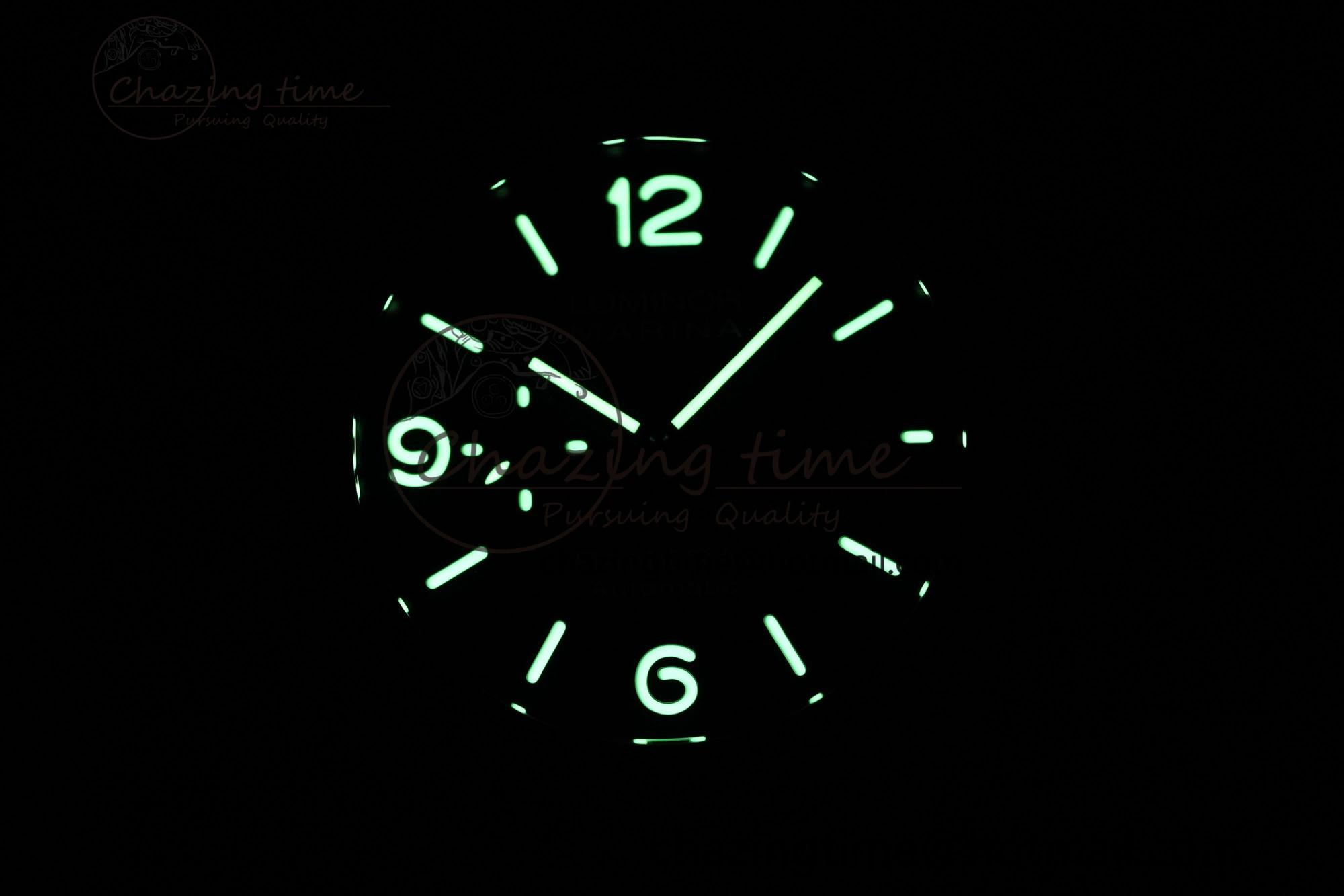 PAM1664 Carbotech VSF 1:1 Best Edition on Blue Leather Strap P.9010 Clone
