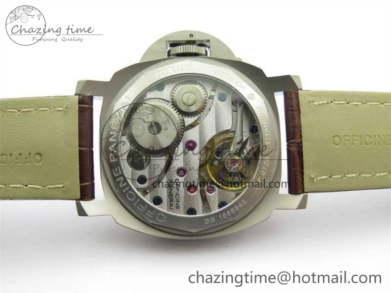 PAM177 TI HWF 1:1 Best Edition on Leather Strap A6497