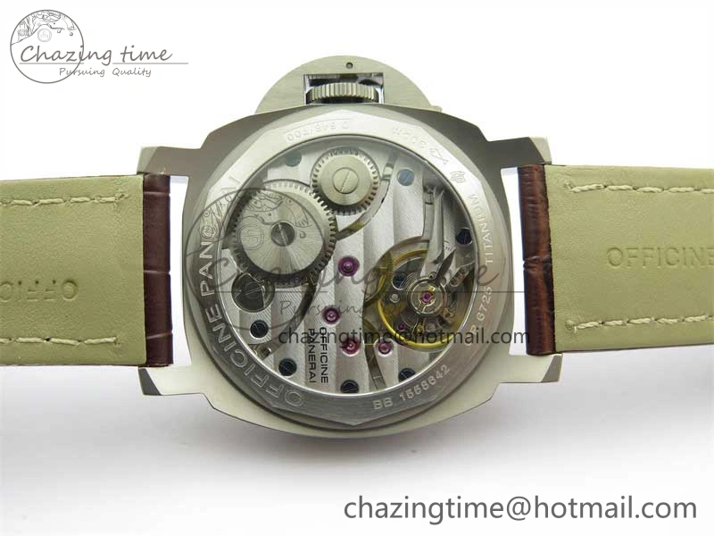 PAM177 TI HWF 1:1 Best Edition on Leather Strap A6497