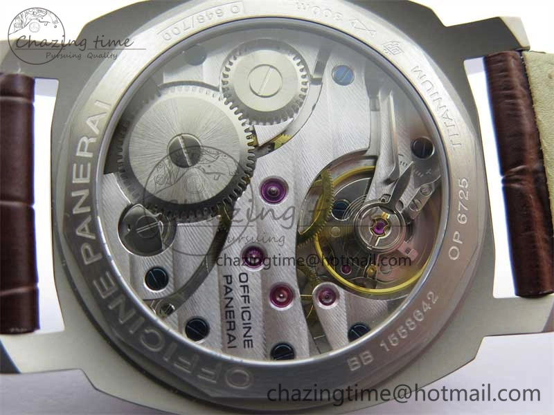 PAM177 TI HWF 1:1 Best Edition on Leather Strap A6497