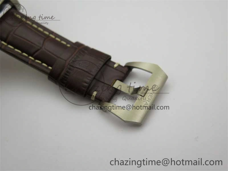 PAM177 TI HWF 1:1 Best Edition on Leather Strap A6497