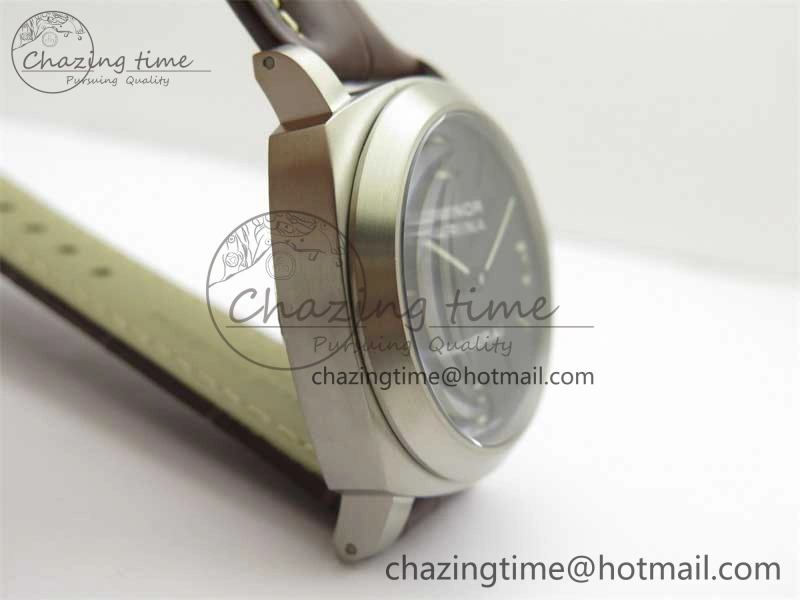 PAM177 TI HWF 1:1 Best Edition on Leather Strap A6497