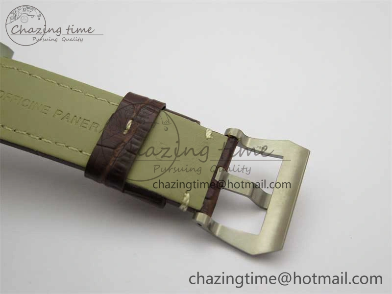 PAM177 TI HWF 1:1 Best Edition on Leather Strap A6497