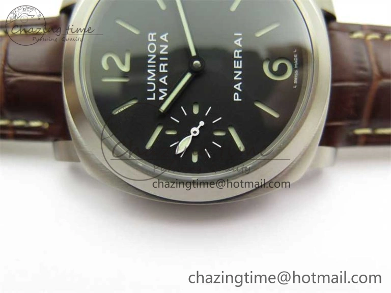 PAM177 TI HWF 1:1 Best Edition on Leather Strap A6497