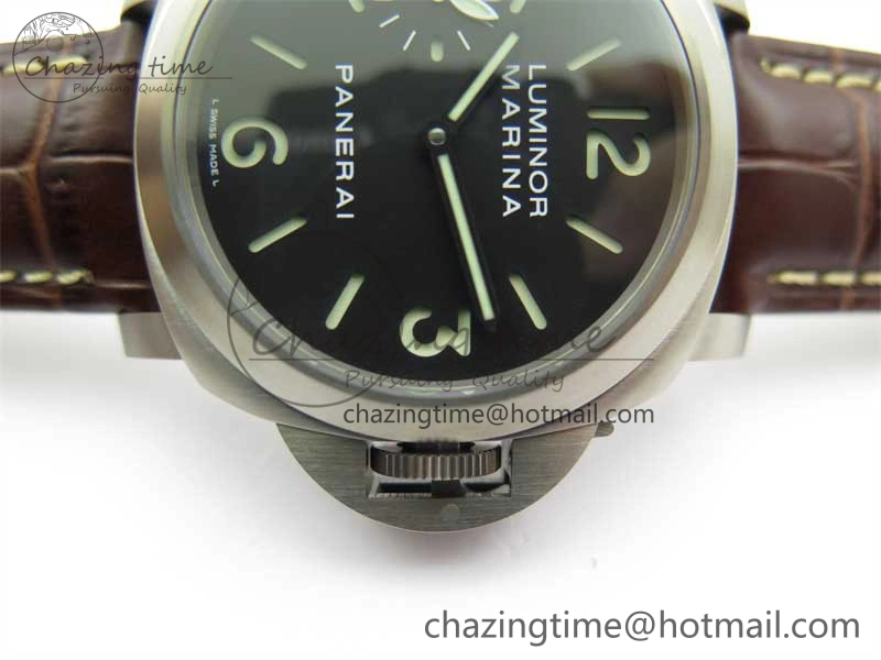 PAM177 TI HWF 1:1 Best Edition on Leather Strap A6497