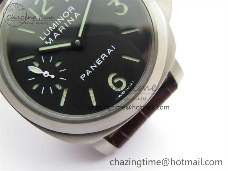 PAM177 TI HWF 1:1 Best Edition on Leather Strap A6497
