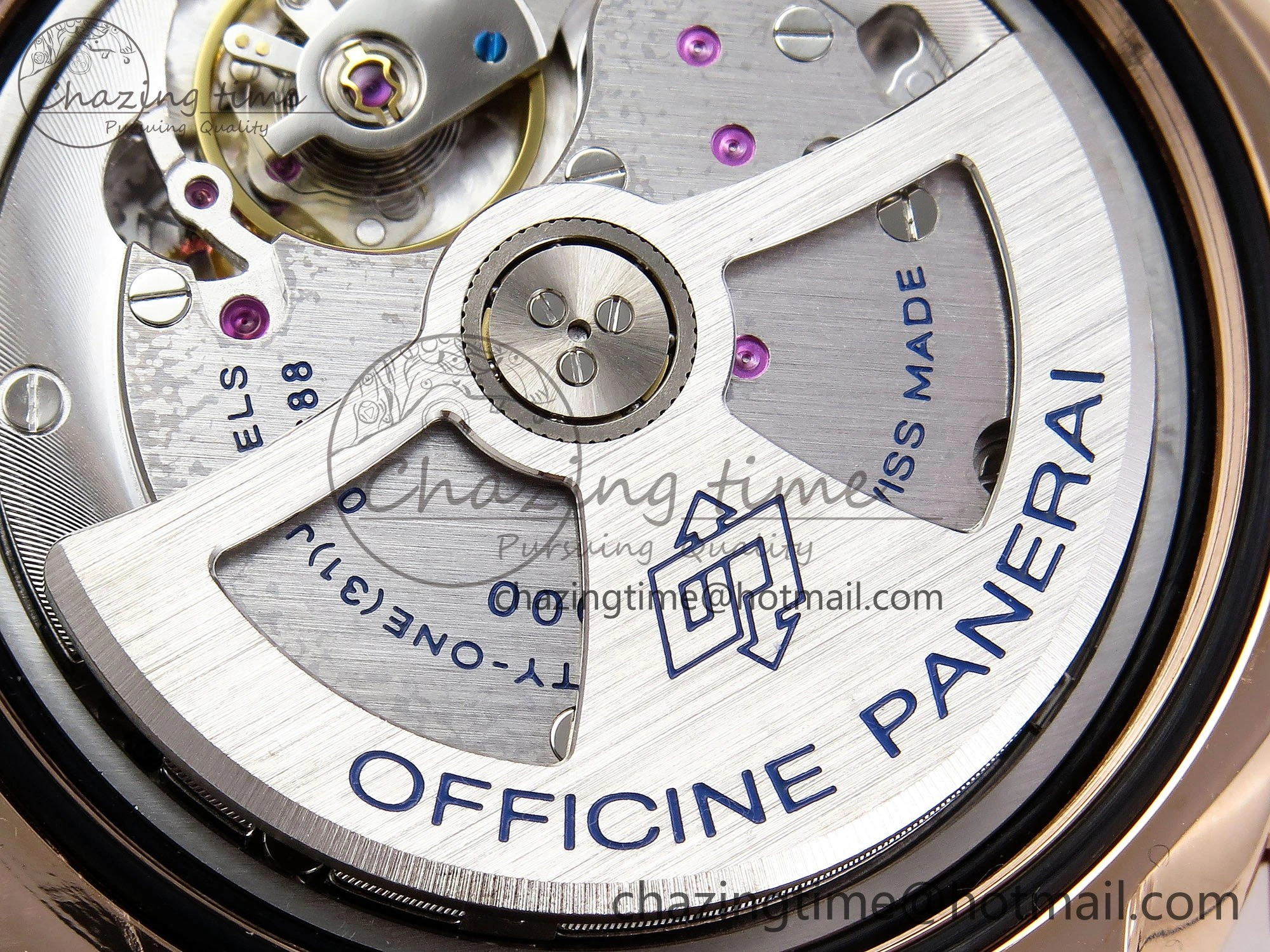 PAM2164 Luminor Submersible 42mm VSF Best Edition Black Dial on Rubber Strap P900 Clone