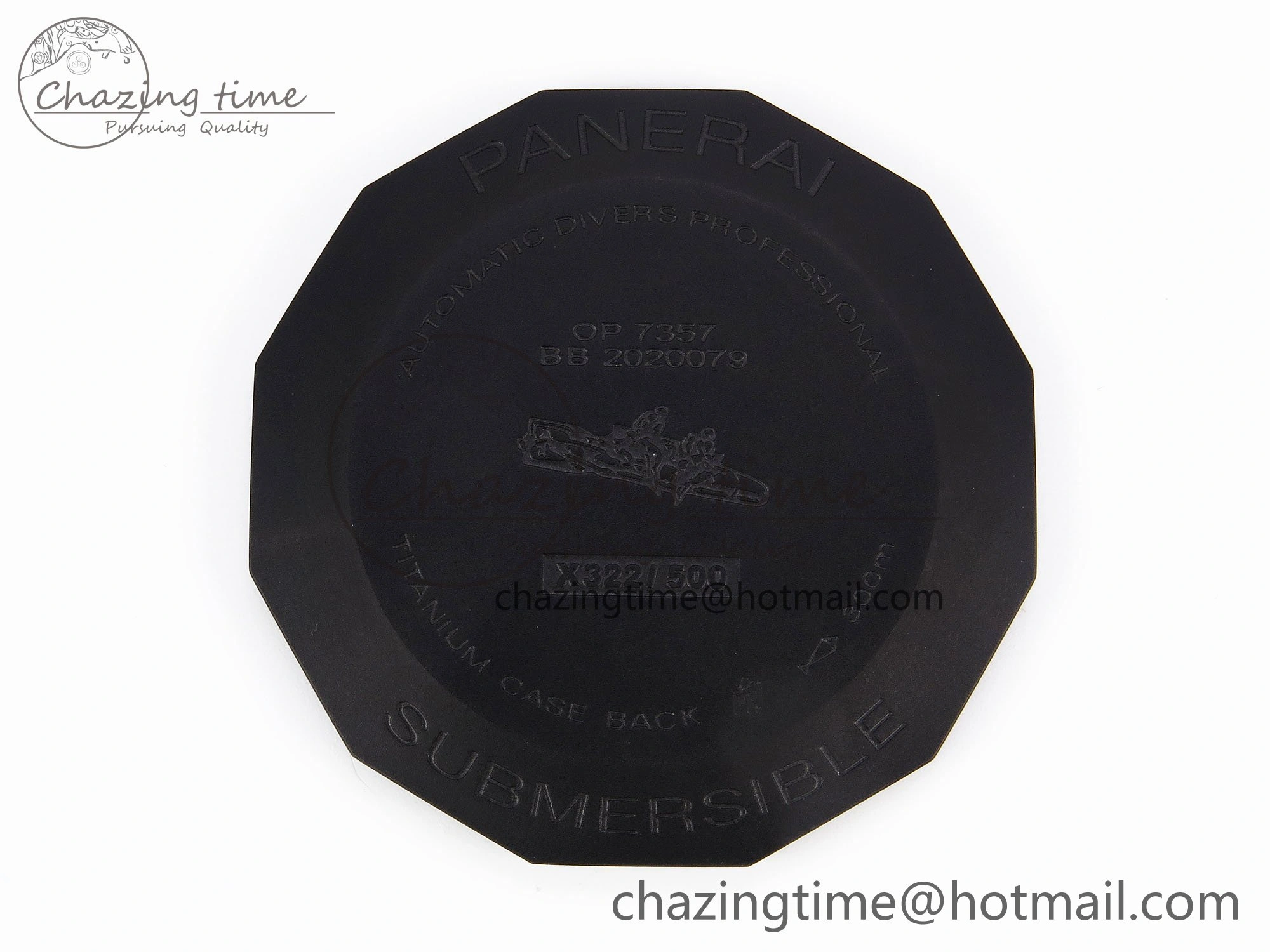 PAM2164 Luminor Submersible 42mm VSF Best Edition Black Dial on Rubber Strap P900 Clone