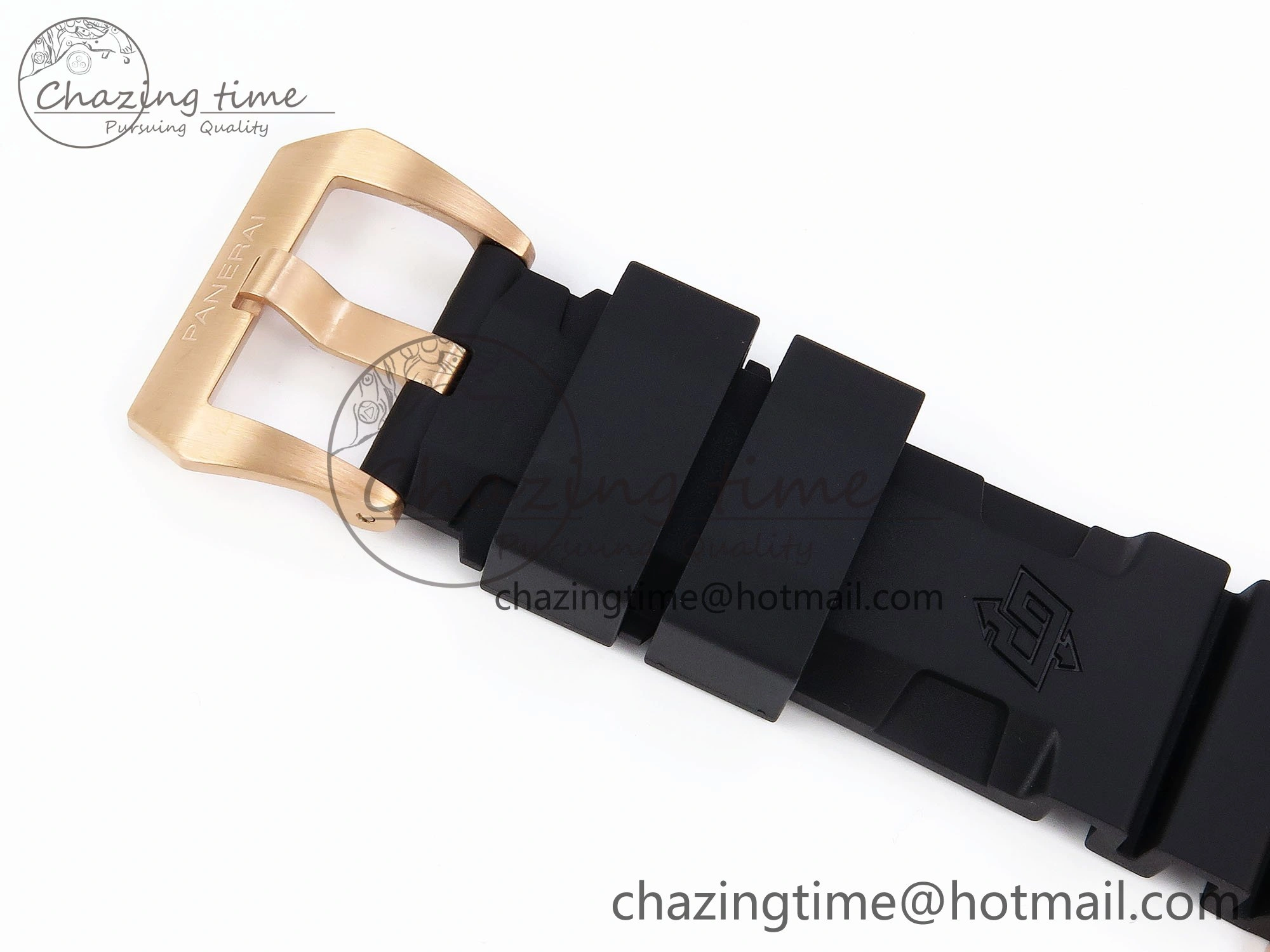 PAM2164 Luminor Submersible 42mm VSF Best Edition Black Dial on Rubber Strap P900 Clone