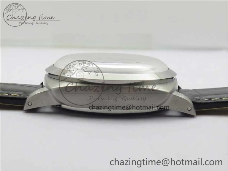 PAM217 H XF 1:1 Best Edition Superlumed Dial on Black Leather Strap A6497 with Y-Incabloc