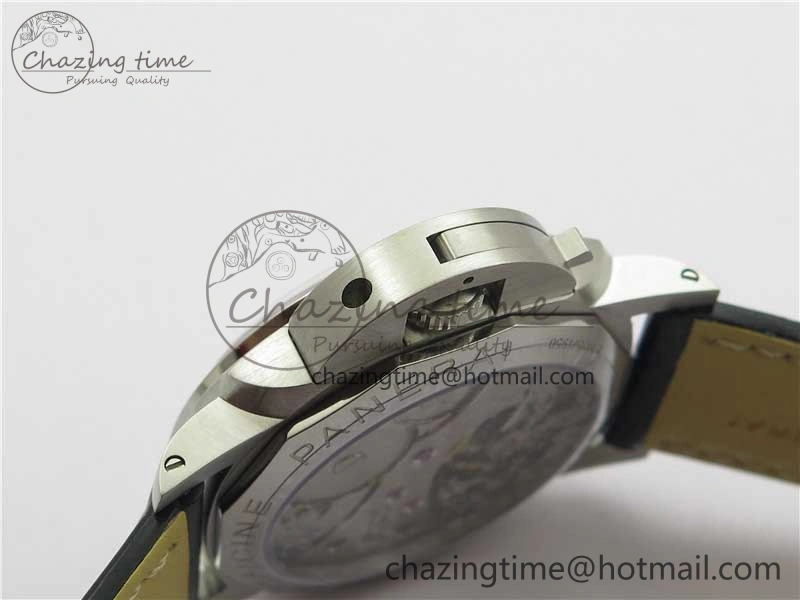 PAM217 H XF 1:1 Best Edition Superlumed Dial on Black Leather Strap A6497 with Y-Incabloc