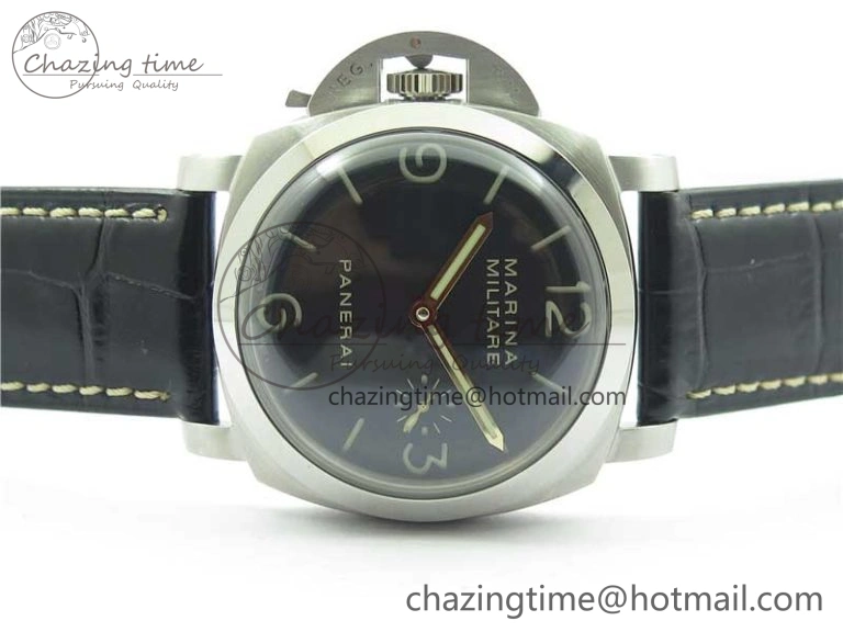 PAM217 H XF 1:1 Best Edition Superlumed Dial on Black Leather Strap A6497 with Y-Incabloc