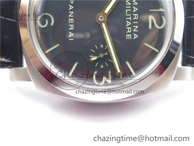 PAM217 H XF 1:1 Best Edition Superlumed Dial on Black Leather Strap A6497 with Y-Incabloc