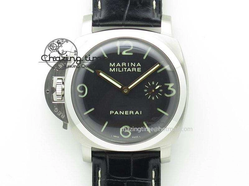PAM217 H ZF Best Edition Superlumed Dial on Black Leather Strap A6497 with Y-Incabloc