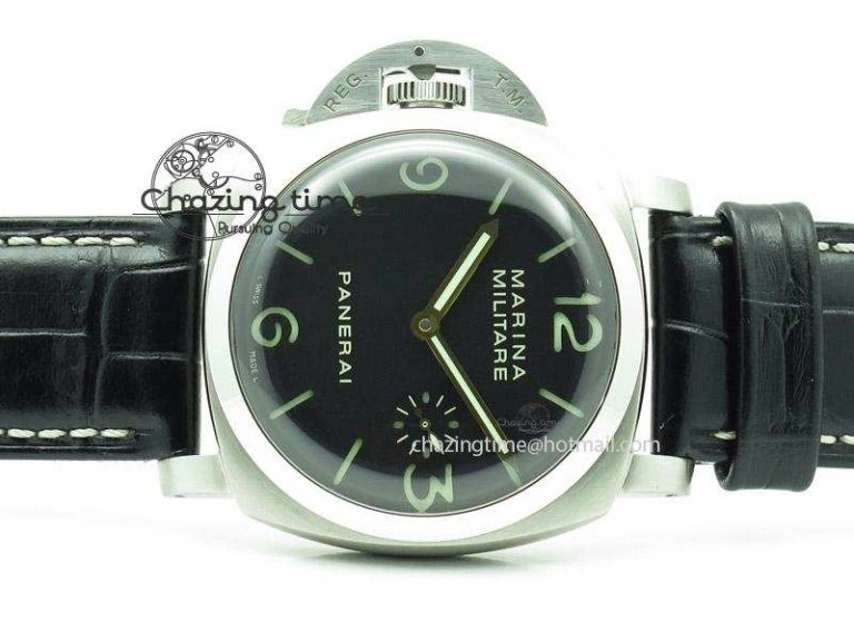 PAM217 H ZF Best Edition Superlumed Dial on Black Leather Strap A6497 with Y-Incabloc