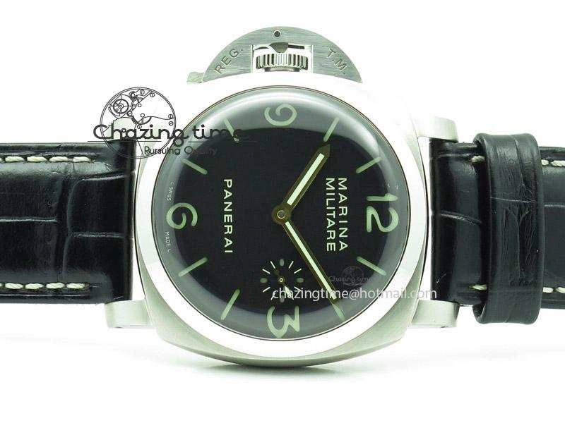 PAM217 H ZF Best Edition Superlumed Dial on Black Leather Strap A6497 with Y-Incabloc