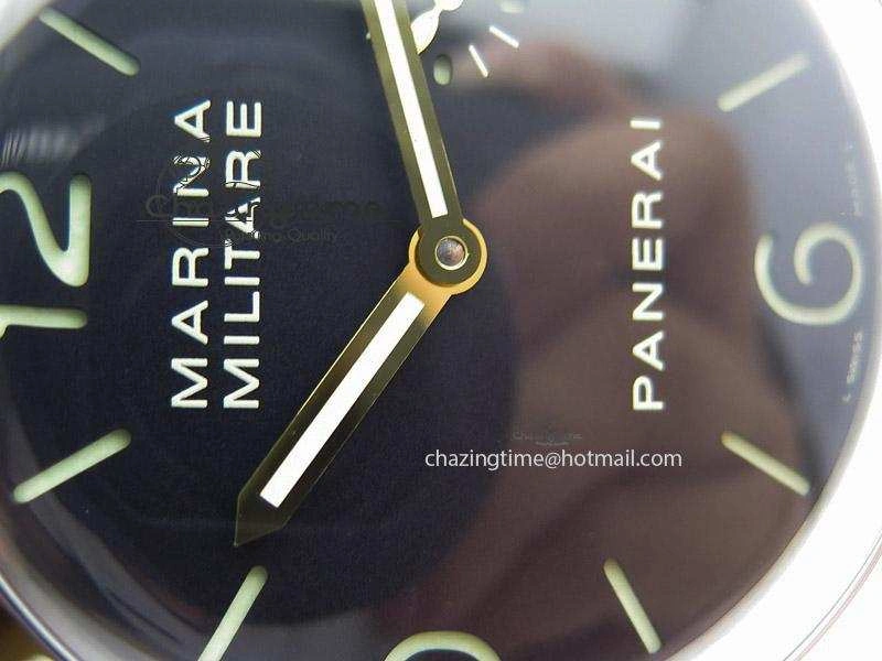 PAM217 H ZF Best Edition Superlumed Dial on Black Leather Strap A6497 with Y-Incabloc