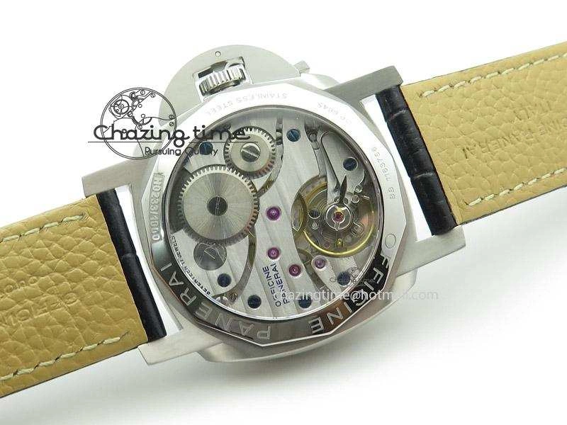 PAM217 H ZF Best Edition Superlumed Dial on Black Leather Strap A6497 with Y-Incabloc
