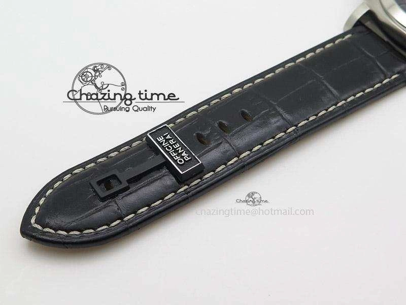 PAM217 H ZF Best Edition Superlumed Dial on Black Leather Strap A6497 with Y-Incabloc