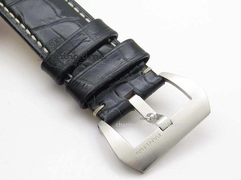 PAM217 H ZF Best Edition Superlumed Dial on Black Leather Strap A6497 with Y-Incabloc