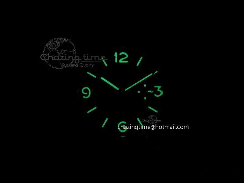 PAM217 H ZF Best Edition Superlumed Dial on Black Leather Strap A6497 with Y-Incabloc