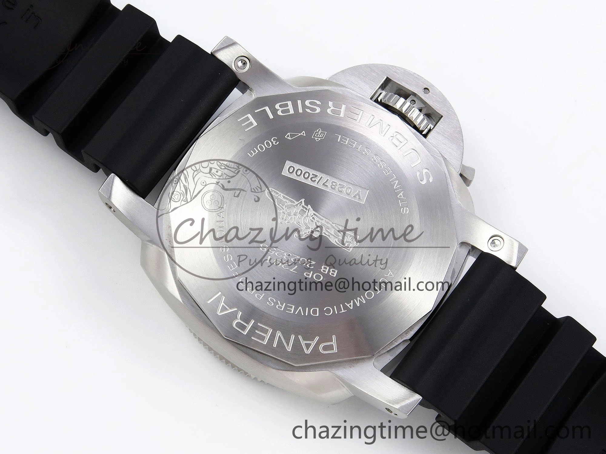 PAM2223 Luminor Submersible 42mm VSF Best Edition White Dial on Rubber Strap P900 Clone