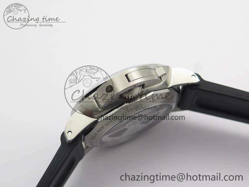 PAM320 M GMT VSF 1:1 Best Edition On Black Rubber Strap P.9001 Super Clone V2