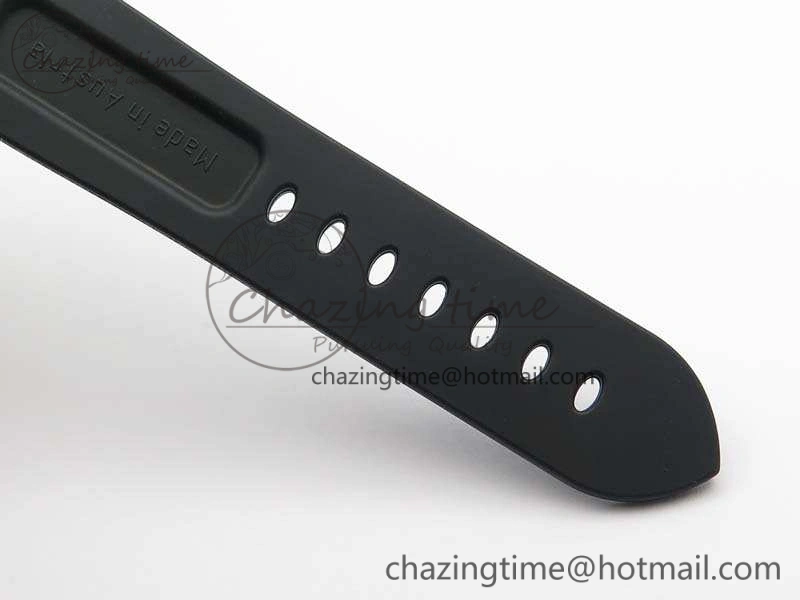 PAM320 M GMT VSF 1:1 Best Edition On Black Rubber Strap P.9001 Super Clone V2