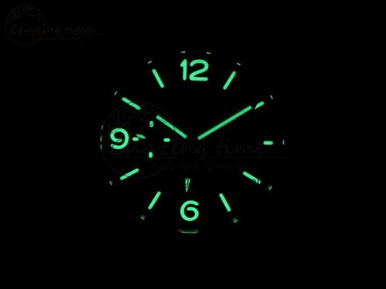 PAM320 M GMT VSF 1:1 Best Edition On Black Rubber Strap P.9001 Super Clone V2