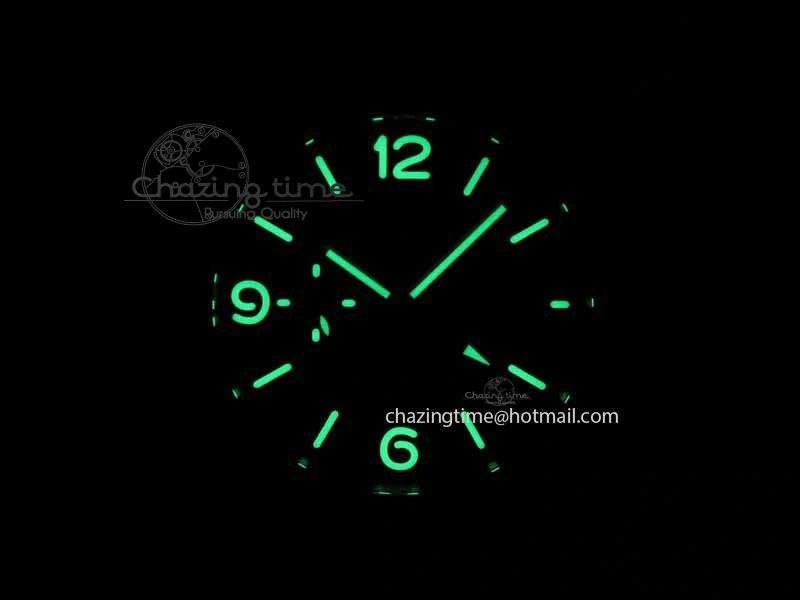 PAM320 M GMT VSF 1:1 Best Edition On Black Rubber Strap P.9001 Super Clone