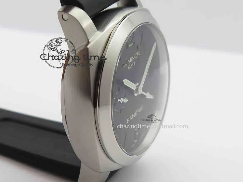 PAM320 M GMT VSF 1:1 Best Edition On Black Rubber Strap P.9001 Super Clone