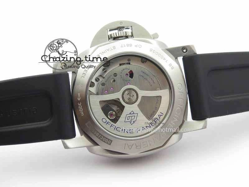 PAM320 M GMT VSF 1:1 Best Edition On Black Rubber Strap P.9001 Super Clone