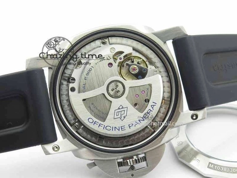 PAM320 M GMT VSF 1:1 Best Edition On Black Rubber Strap P.9001 Super Clone