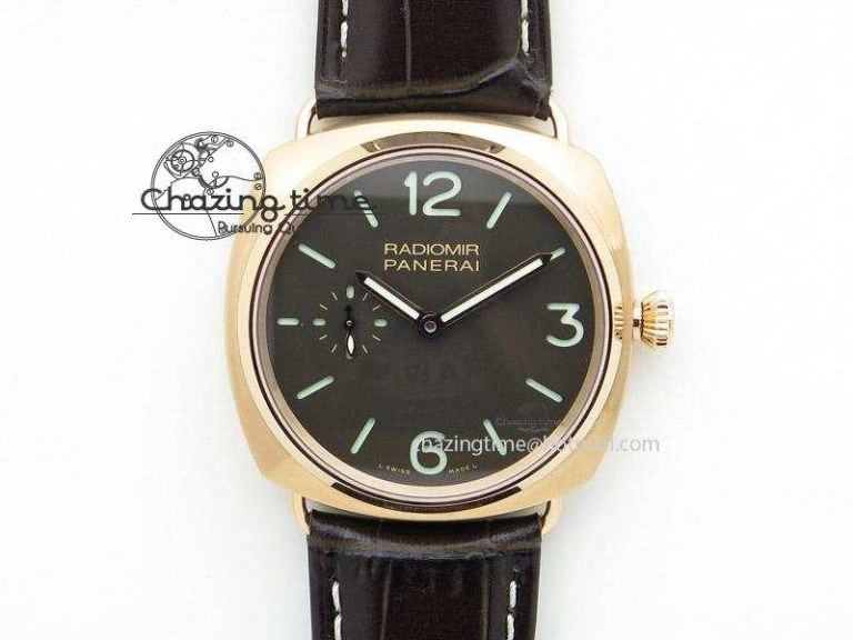PAM336 M Radiomir V6F Best Edition on Brown Leather Strap P.999